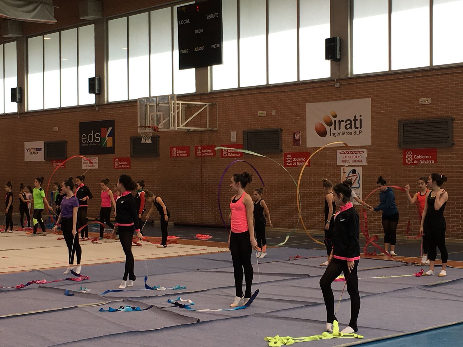 Celebración del curso intensivo de gimnasia rítmica de Navidad 2017